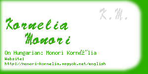 kornelia monori business card